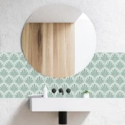 Ciment Factory Crédences Crédence Adhésive Art Déco Gabriel 200x40cm -Plaques et lettrages Soldes credence adhesive art deco gabriel 200x40cm 10