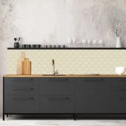 Ciment Factory Crédences Crédence Adhésive Art Déco Jean 200x60cm