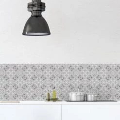 Ciment Factory Crédences Crédence Adhésive Carreaux De Ciment Bertille 200x40cm 12 Ciment Factory Crédences Crédence Adhésive Carreaux De Ciment Bertille 200x40cm -Plaques et lettrages Soldes credence adhesive carreaux de ciment bertille 200x40cm 10