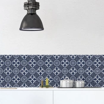 Ciment Factory Crédences Crédence Adhésive Carreaux De Ciment Bertille 200x40cm 6 Ciment Factory Crédences Crédence Adhésive Carreaux De Ciment Bertille 200x40cm – Image 4