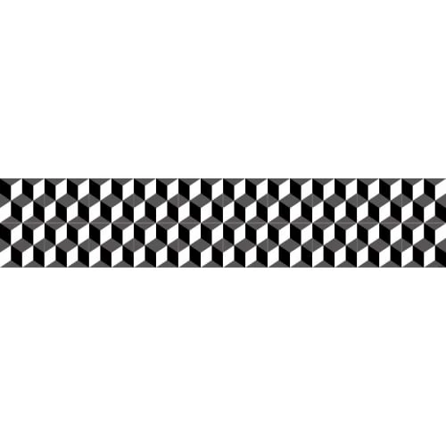 Ciment Factory Crédences Crédence Adhésive Carreaux De Ciment Eugénie 200x40cm 5 Ciment Factory Crédences Crédence Adhésive Carreaux De Ciment Eugénie 200x40cm – Image 3