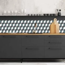 Ciment Factory Crédences Crédence Adhésive Carreaux De Ciment Eugénie 200x40cm 13 Ciment Factory Crédences Crédence Adhésive Carreaux De Ciment Eugénie 200x40cm -Plaques et lettrages Soldes credence adhesive carreaux de ciment eugenie 200x40cm 41