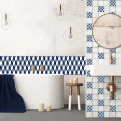 Ciment Factory Crédences Crédence Adhésive Carreaux De Ciment Eugénie 200x60cm -Plaques et lettrages Soldes credence adhesive carreaux de ciment eugenie 200x60cm 3