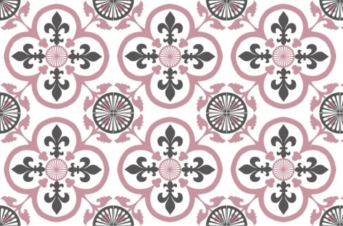 Ciment Factory Crédences Crédence Adhésive Carreaux De Ciment Garance 200x40cm 5 Ciment Factory Crédences Crédence Adhésive Carreaux De Ciment Garance 200x40cm – Image 3