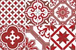 Ciment Factory Crédences Crédence Adhésive Carreaux De Ciment Ginette 200x40cm -Plaques et lettrages Soldes credence adhesive carreaux de ciment ginette 200x40cm 43