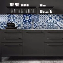 Ciment Factory Crédences Crédence Adhésive Carreaux De Ciment Ginette 200x60cm 11 Ciment Factory Crédences Crédence Adhésive Carreaux De Ciment Ginette 200x60cm -Plaques et lettrages Soldes credence adhesive carreaux de ciment ginette 200x60cm 45