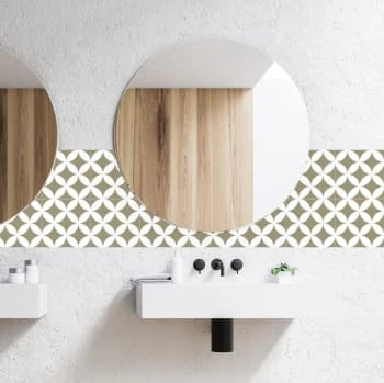 Ciment Factory Crédences Crédence Adhésive Carreaux De Ciment Louison 200x40cm 7 Ciment Factory Crédences Crédence Adhésive Carreaux De Ciment Louison 200x40cm – Image 5