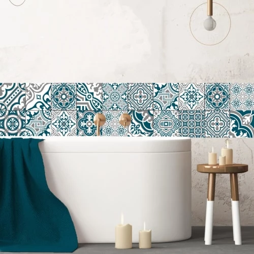 Ciment Factory Crédences Crédence Adhésive Carreaux De Ciment Madeleine 200x60cm 6 Ciment Factory Crédences Crédence Adhésive Carreaux De Ciment Madeleine 200x60cm – Image 4