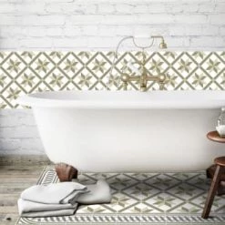 Ciment Factory Crédences Crédence Adhésive Carreaux De Ciment Marguerite 200x40cm -Plaques et lettrages Soldes credence adhesive carreaux de ciment marguerite 200x40cm 15