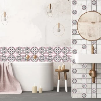 Ciment Factory Crédences Crédence Adhésive Carreaux De Ciment Simone 200x40cm 7 Ciment Factory Crédences Crédence Adhésive Carreaux De Ciment Simone 200x40cm – Image 5