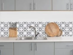 Le Grand Cirque Crédences Crédence Adhésive Castiglione Gris 40cmx2m 12 Le Grand Cirque Crédences Crédence Adhésive Castiglione Gris 40cmx2m -Plaques et lettrages Soldes credence adhesive castiglione gris 40cmx2m 2