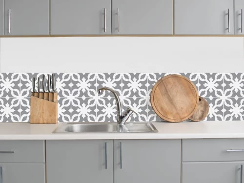 Le Grand Cirque Crédences Crédence Adhésive Castiglione Gris 40cmx2m 3 Le Grand Cirque Crédences Crédence Adhésive Castiglione Gris 40cmx2m