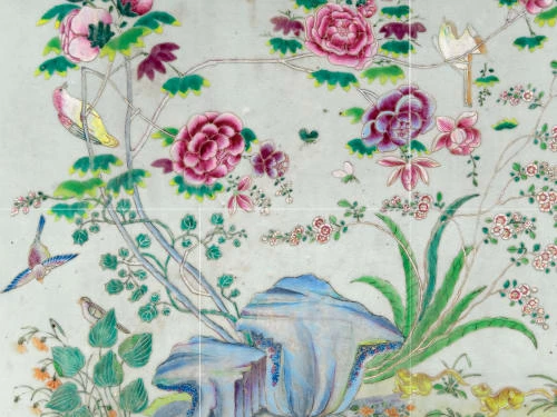 Le Grand Cirque Crédences Crédence Adhésive Chinoiseries Gris 40cmx2m 5 Le Grand Cirque Crédences Crédence Adhésive Chinoiseries Gris 40cmx2m – Image 3