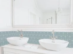 Le Grand Cirque Crédences Crédence Adhésive Constellation Vert Grisé 40cmx2m