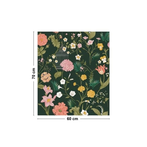 99Déco Crédences Crédence Adhésive Cuisine Floral - Fond De Hotte L.60 X H.70 Cm 4 99Déco Crédences Crédence Adhésive Cuisine Floral - Fond De Hotte L.60 X H.70 Cm – Image 2