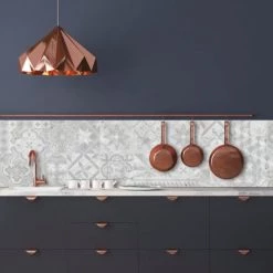 Ciment Factory Crédences Crédence Adhésive Effet De Matière Béton 200x40cm -Plaques et lettrages Soldes credence adhesive effet de matiere beton 200x40cm 10