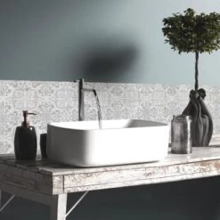 Ciment Factory Crédences Crédence Adhésive Effet De Matière Béton 200x40cm -Plaques et lettrages Soldes credence adhesive effet de matiere beton 200x40cm 31