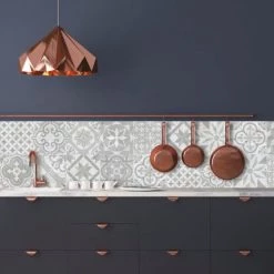 Ciment Factory Crédences Crédence Adhésive Effet De Matière Béton 200x40cm -Plaques et lettrages Soldes credence adhesive effet de matiere beton 200x40cm 46