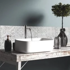 Ciment Factory Crédences Crédence Adhésive Effet De Matière Béton 200x40cm -Plaques et lettrages Soldes credence adhesive effet de matiere beton 200x40cm 52