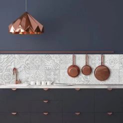 Ciment Factory Crédences Crédence Adhésive Effet De Matière Béton 200x40cm -Plaques et lettrages Soldes credence adhesive effet de matiere beton 200x40cm 55