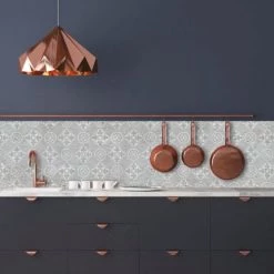 Ciment Factory Crédences Crédence Adhésive Effet De Matière Béton 200x40cm -Plaques et lettrages Soldes credence adhesive effet de matiere beton 200x40cm 65