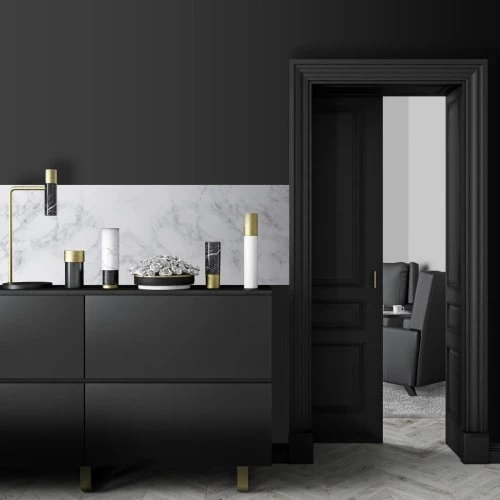 Ciment Factory Crédences Crédence Adhésive Effet De Matière Marbre Blanc 200x60cm 3 Ciment Factory Crédences Crédence Adhésive Effet De Matière Marbre Blanc 200x60cm