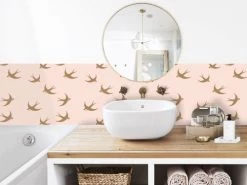 Le Grand Cirque Crédences Crédence Adhésive Hirondelle 40cmx2m