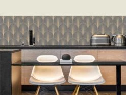 Le Grand Cirque Crédences Crédence Adhésive Klimt Bleu Nuit 40cmx2m 12 Le Grand Cirque Crédences Crédence Adhésive Klimt Bleu Nuit 40cmx2m -Plaques et lettrages Soldes credence adhesive klimt gris 40cmx2m 1