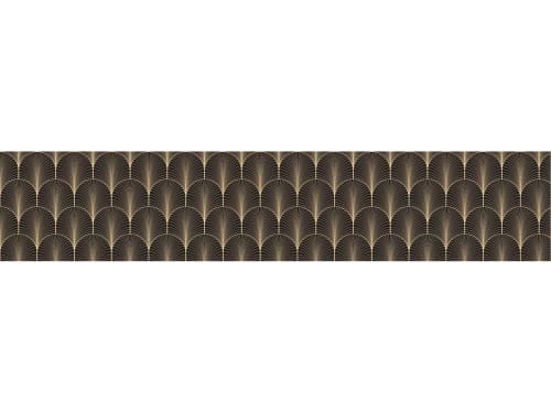 Le Grand Cirque Crédences Crédence Adhésive Klimt Noir 40cmx2m 4 Le Grand Cirque Crédences Crédence Adhésive Klimt Noir 40cmx2m – Image 2