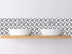 Le Grand Cirque Crédences Crédence Adhésive Valmy Gris 40cmx2m