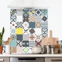 99Déco Crédences Crédence Cuisine Alu Fond De Hotte L60xH70cm