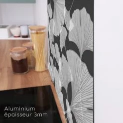 99Déco Crédences Crédence Cuisine Aluminium - Fond De Hotte L.90 X H.70 Cm 9 99Déco Crédences Crédence Cuisine Aluminium - Fond De Hotte L.90 X H.70 Cm -Plaques et lettrages Soldes credence cuisine aluminium fond de hotte l 90 x h 70 cm 7