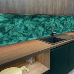 99Déco Crédences Crédence Cuisine Aluminium - Lot De 2 Bandeaux L100xH20cm