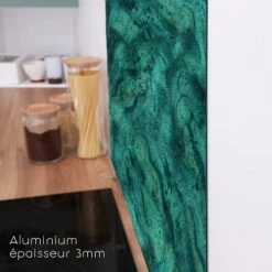 99Déco Crédences Crédence Cuisine Aluminium - Lot De 2 Bandeaux L100xH20cm -Plaques et lettrages Soldes credence cuisine aluminium lot de 2 bandeaux l100xh20cm 3