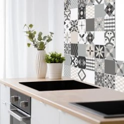 99Déco Crédences Crédence Cuisine En Alu 2 Bandeaux L100xH20cm -Plaques et lettrages Soldes credence cuisine en alu 2 bandeaux l100xh20cm 9