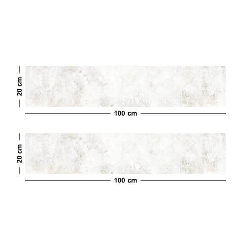 99Déco Crédences Crédence Cuisine En Alu Fond De Hotte 2 Bandeaux L100 X H20cm 4 99Déco Crédences Crédence Cuisine En Alu Fond De Hotte 2 Bandeaux L100 X H20cm – Image 2