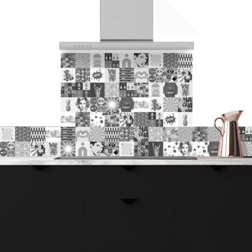 99Déco Crédences Crédence Cuisine En Alu Fond De Hotte 2 Bandeaux L100 X H20cm 5 99Déco Crédences Crédence Cuisine En Alu Fond De Hotte 2 Bandeaux L100 X H20cm – Image 3