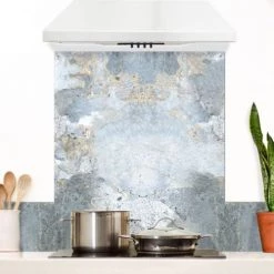 99Déco Crédences Crédence Cuisine En Alu Fond De Hotte L60 X H70cm