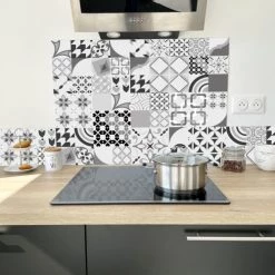 99Déco Crédences Crédence Cuisine En ALU Fond De Hotte L60 X H70cm