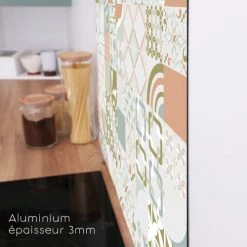 99Déco Crédences Crédence Cuisine En ALU Fond De Hotte L60 X H70cm -Plaques et lettrages Soldes credence cuisine en alu fond de hotte l60 x h70cm 39