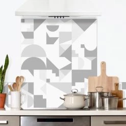 99Déco Crédences Crédence Cuisine En Alu Fond De Hotte L60 X H70cm -Plaques et lettrages Soldes credence cuisine en alu fond de hotte l60 x h70cm 71