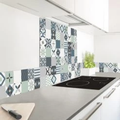 99Déco Crédences Crédence Cuisine En Alu Fond De Hotte L60 X H70cm -Plaques et lettrages Soldes credence cuisine en alu fond de hotte l60 x h70cm 95