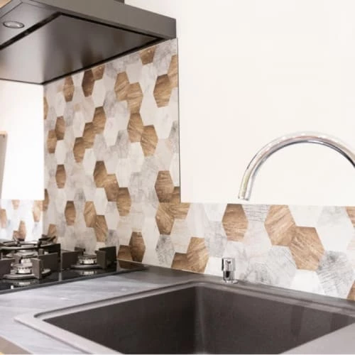 99Déco Crédences Crédence Cuisine En Alu Fond De Hotte L60xH70cm 3 99Déco Crédences Crédence Cuisine En Alu Fond De Hotte L60xH70cm