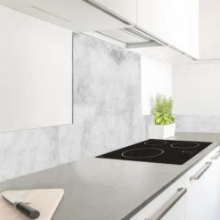 99Déco Crédences Crédence Cuisine En Alu Fond De Hotte L60xH70cm -Plaques et lettrages Soldes credence cuisine en alu fond de hotte l60xh70cm 4