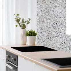 99Déco Crédences Crédence Cuisine En Alu Fond De Hotte L90 X H70cm -Plaques et lettrages Soldes credence cuisine en alu fond de hotte l90 x h70cm 74