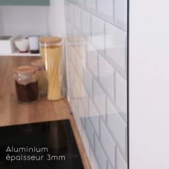 99Déco Crédences Crédence Cuisine En Alu Fond De Hotte L90xH70cm 10 99Déco Crédences Crédence Cuisine En Alu Fond De Hotte L90xH70cm -Plaques et lettrages Soldes credence cuisine en alu fond de hotte l90xh70cm 40