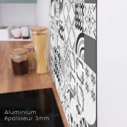 99Déco Crédences Crédence Cuisine En ALU Lot De 2 Bandeaux L100xH20cm -Plaques et lettrages Soldes credence cuisine en alu lot de 2 bandeaux l100xh20cm 72