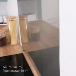 99Déco Crédences Crédence Cuisine En Alu Lot De 2 Bandeaux L100xH20cm -Plaques et lettrages Soldes credence cuisine en alu lot de 2 bandeaux l100xh20cm 84