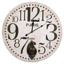 Signes Grimalt Horloges Murales Et Horloges à Poser Grande Pendule Paris 1886 D57,5