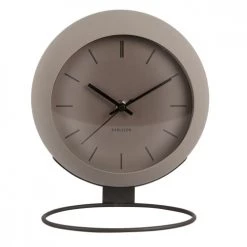 Plaques et lettrages Soldes -Plaques et lettrages Soldes horloge a poser globe metal gris 1